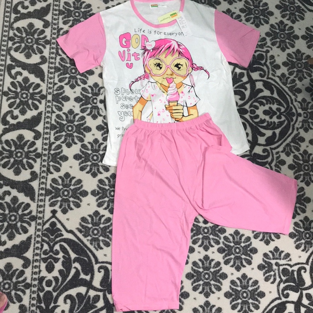 sleep shirt+short